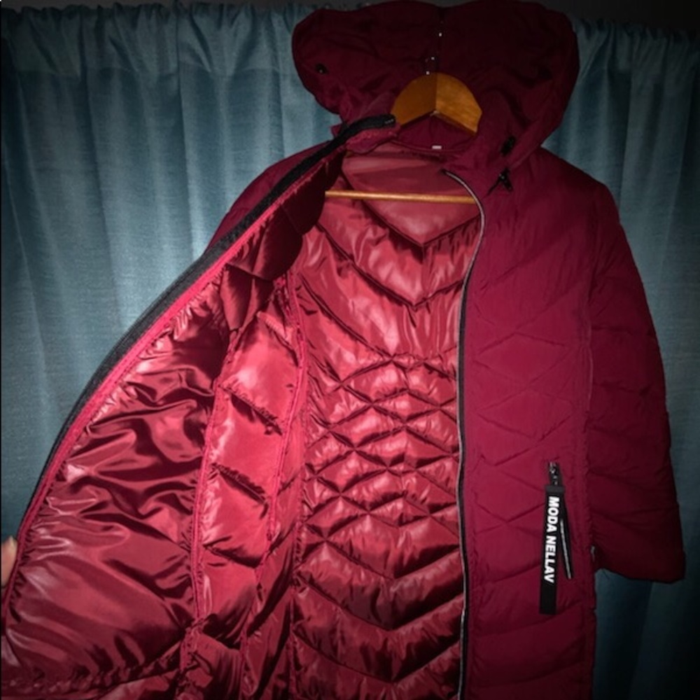 Burgundy Vero Moda Coat